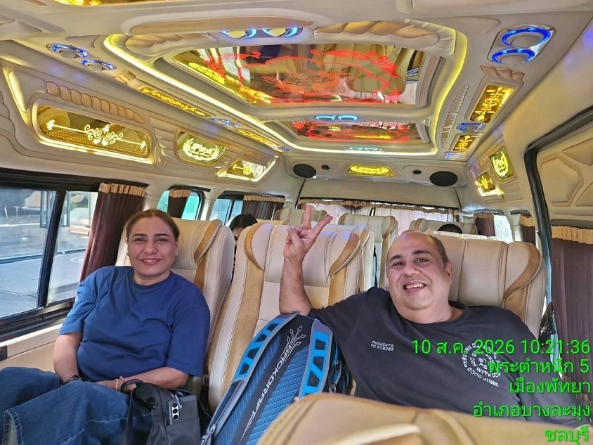 with a comfortable van and professional driver.